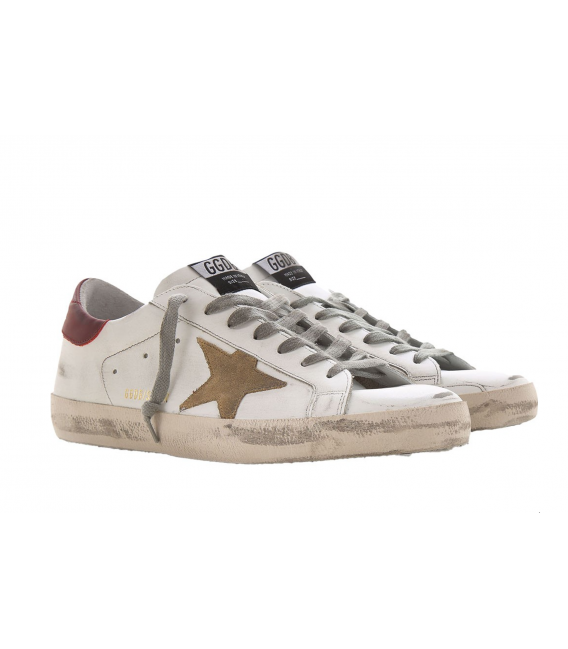 GOLDEN GOOSEGolden Goose Super-Star Men star-patch lace-up sneakersMEN