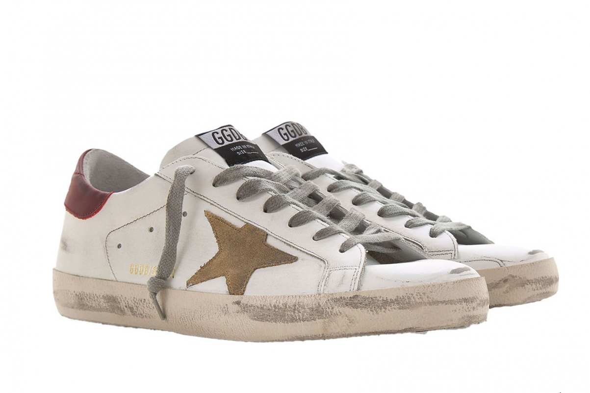 GOLDEN GOOSEGolden Goose Super-Star Men star-patch lace-up sneakersMEN