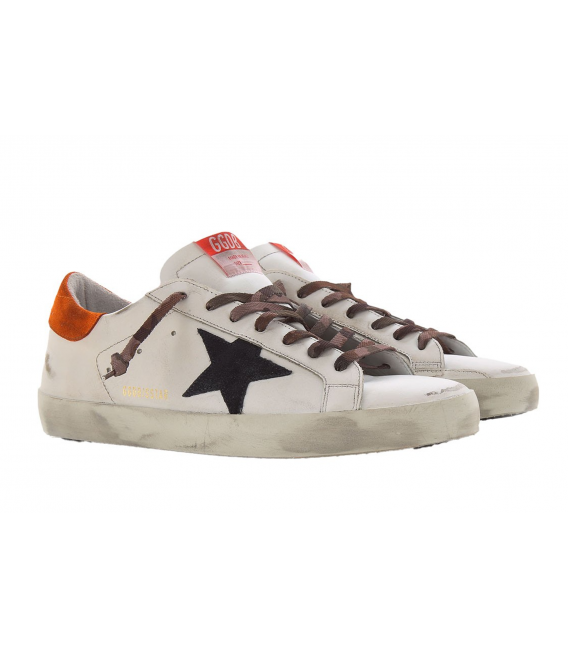 GOLDEN GOOSEGolden Goose Super-Star Men star-patch lace-up sneakersMEN