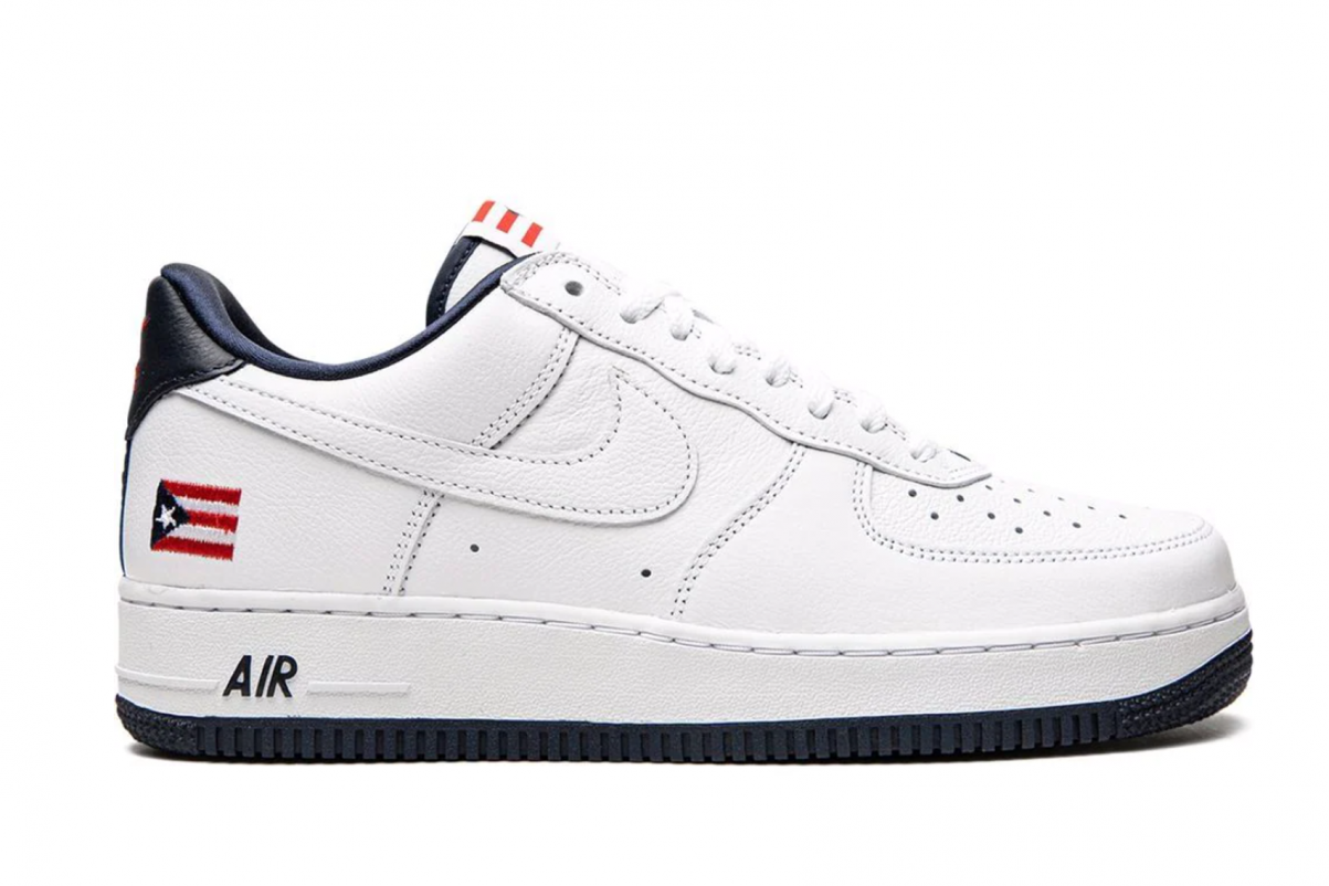 Nike Men Air Force 1 Low "Puerto Rico" sneakers